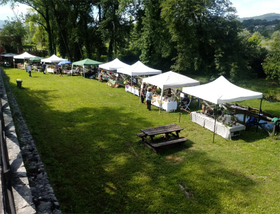 Panoramica mercato area pic-nic